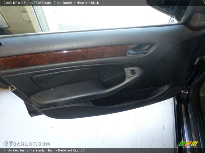 Black Sapphire Metallic / Black 2003 BMW 3 Series 330i Sedan