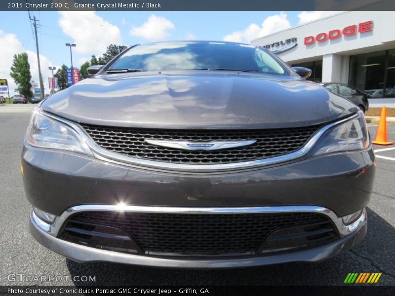 Granite Crystal Metallic / Black 2015 Chrysler 200 C