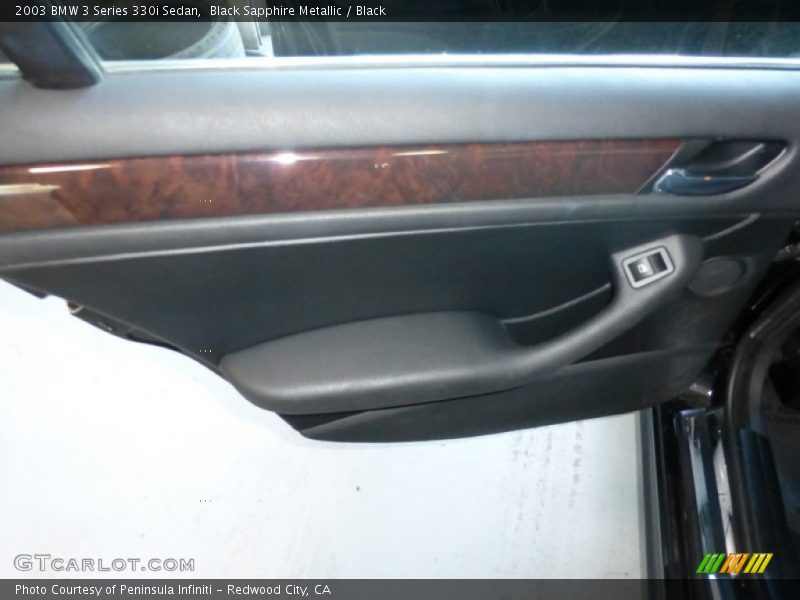 Black Sapphire Metallic / Black 2003 BMW 3 Series 330i Sedan