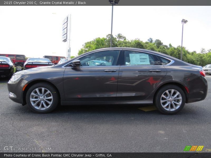 Granite Crystal Metallic / Black 2015 Chrysler 200 C