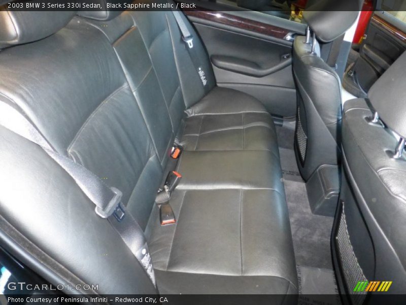 Black Sapphire Metallic / Black 2003 BMW 3 Series 330i Sedan