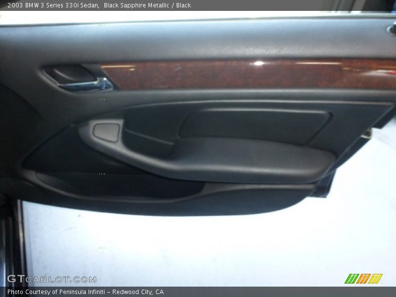 Black Sapphire Metallic / Black 2003 BMW 3 Series 330i Sedan