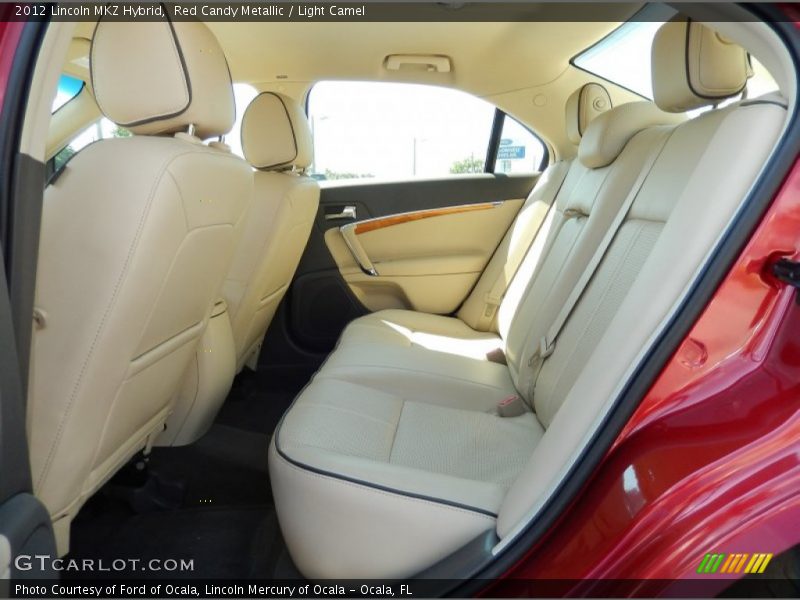 Red Candy Metallic / Light Camel 2012 Lincoln MKZ Hybrid