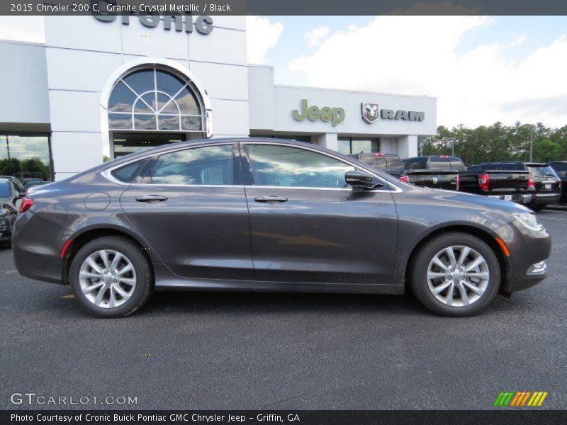 Granite Crystal Metallic / Black 2015 Chrysler 200 C