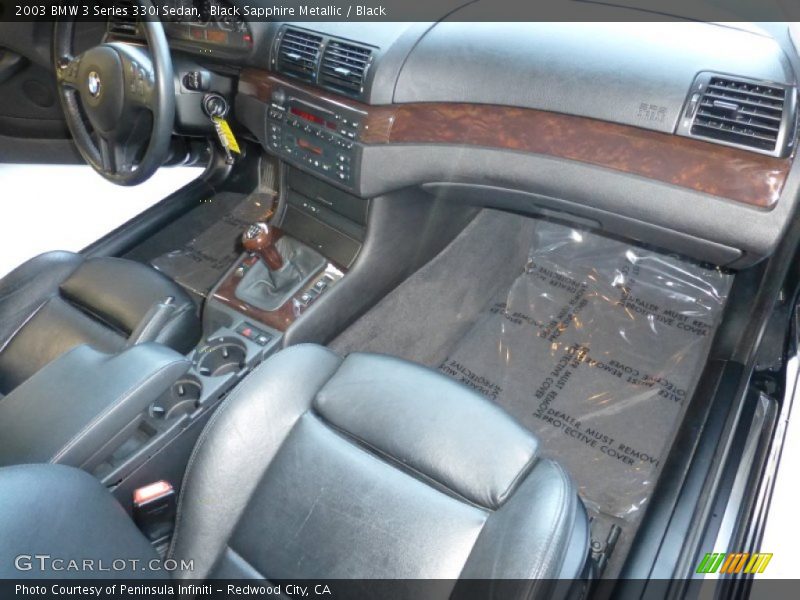Front Seat of 2003 3 Series 330i Sedan