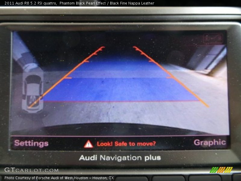 Phantom Black Pearl Effect / Black Fine Nappa Leather 2011 Audi R8 5.2 FSI quattro