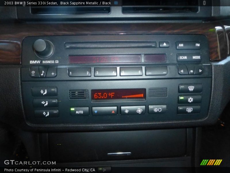 Black Sapphire Metallic / Black 2003 BMW 3 Series 330i Sedan
