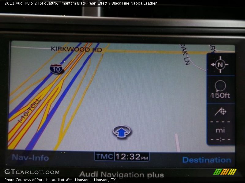 Phantom Black Pearl Effect / Black Fine Nappa Leather 2011 Audi R8 5.2 FSI quattro