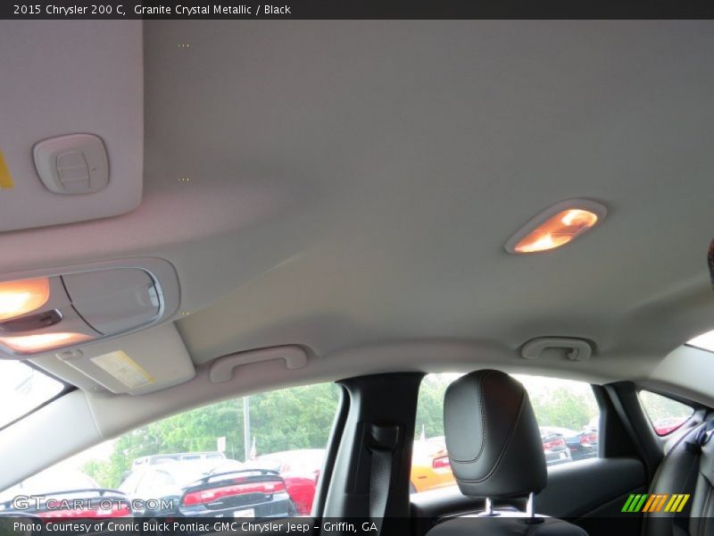 Granite Crystal Metallic / Black 2015 Chrysler 200 C