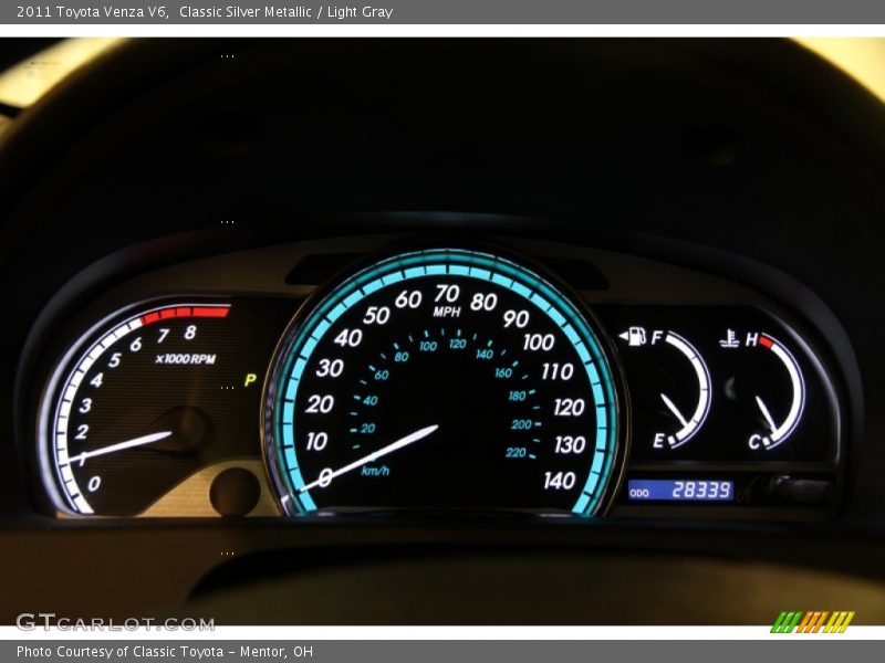 Classic Silver Metallic / Light Gray 2011 Toyota Venza V6