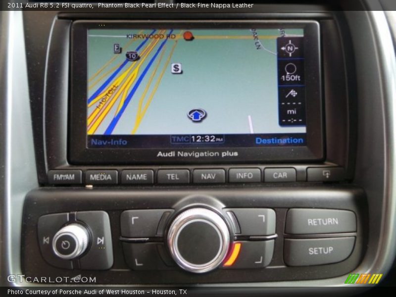 Phantom Black Pearl Effect / Black Fine Nappa Leather 2011 Audi R8 5.2 FSI quattro