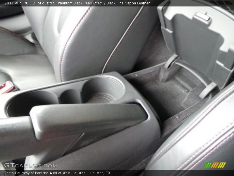 Phantom Black Pearl Effect / Black Fine Nappa Leather 2011 Audi R8 5.2 FSI quattro