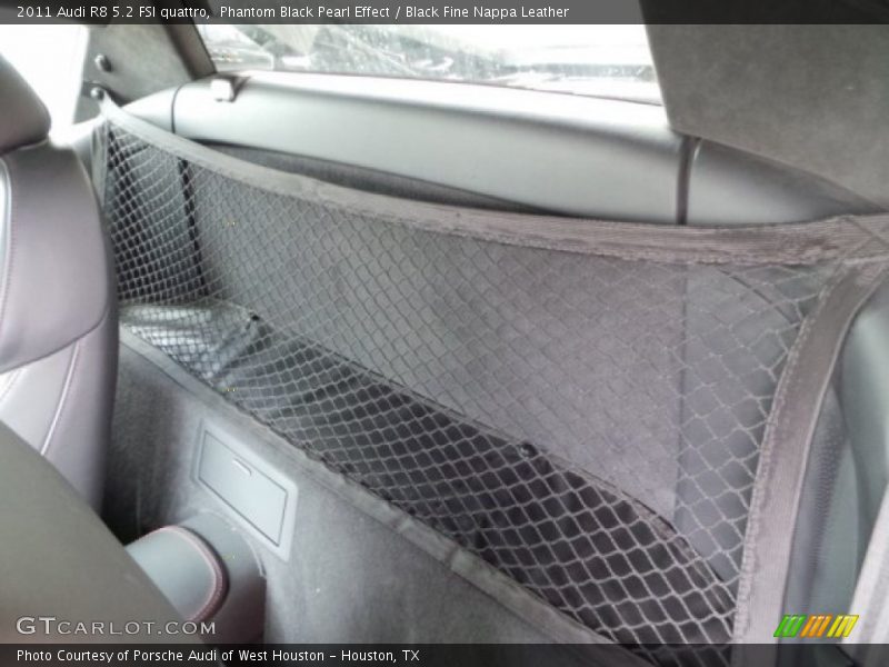 Phantom Black Pearl Effect / Black Fine Nappa Leather 2011 Audi R8 5.2 FSI quattro