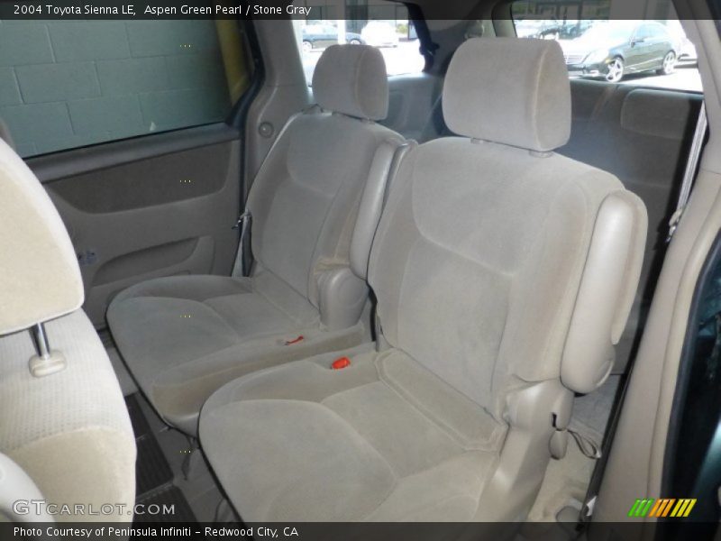 Aspen Green Pearl / Stone Gray 2004 Toyota Sienna LE