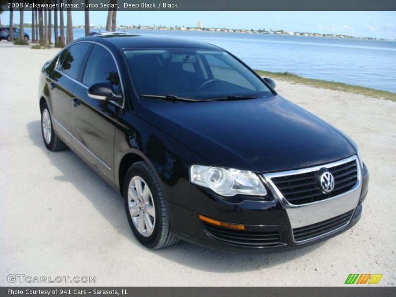 Deep Black / Black 2008 Volkswagen Passat Turbo Sedan