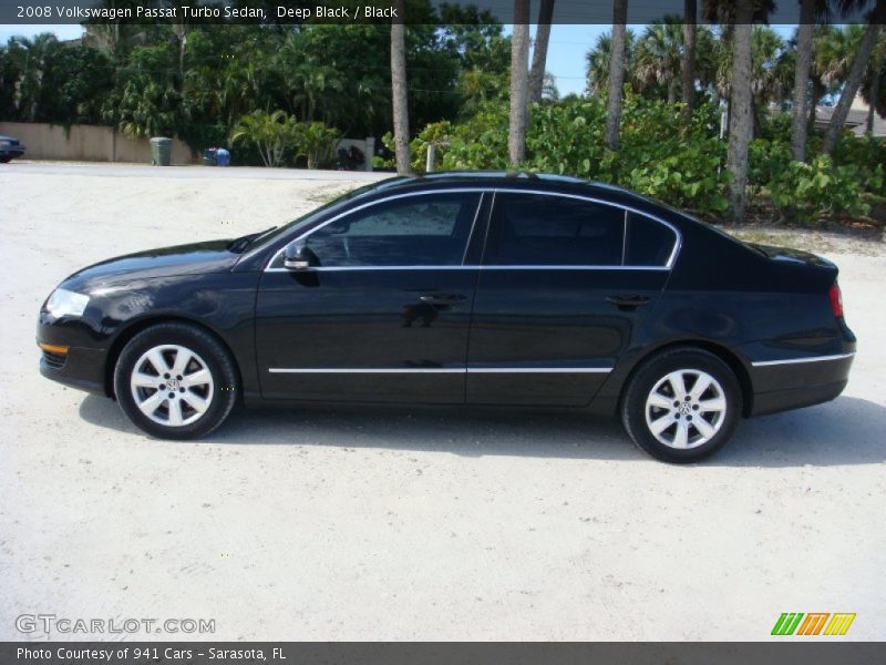 Deep Black / Black 2008 Volkswagen Passat Turbo Sedan