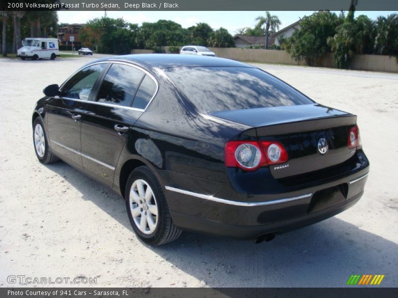 Deep Black / Black 2008 Volkswagen Passat Turbo Sedan