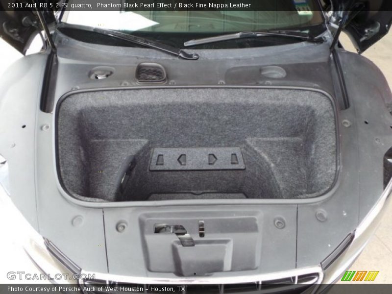 Phantom Black Pearl Effect / Black Fine Nappa Leather 2011 Audi R8 5.2 FSI quattro