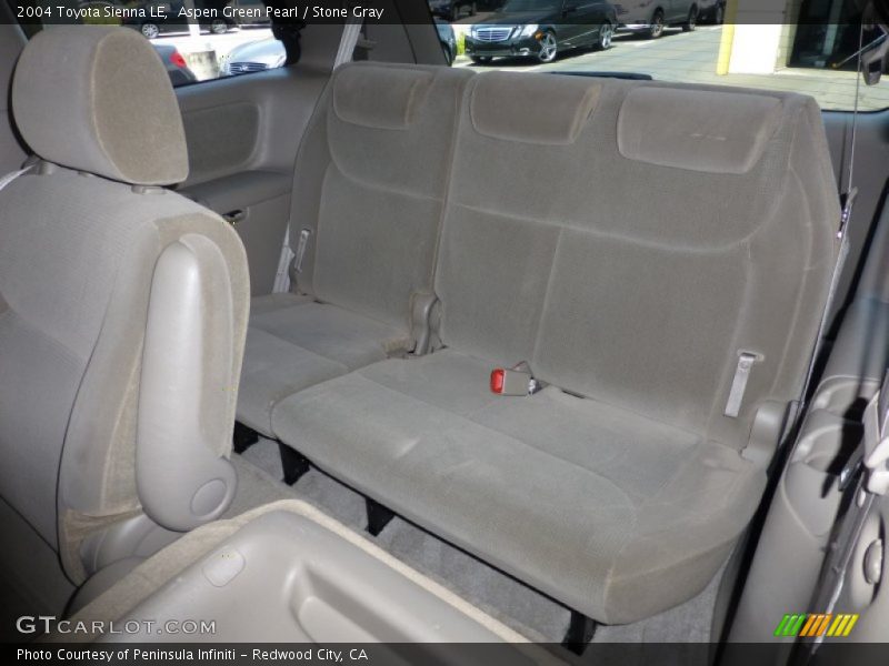 Aspen Green Pearl / Stone Gray 2004 Toyota Sienna LE
