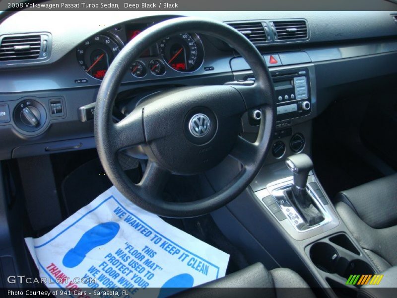 Deep Black / Black 2008 Volkswagen Passat Turbo Sedan