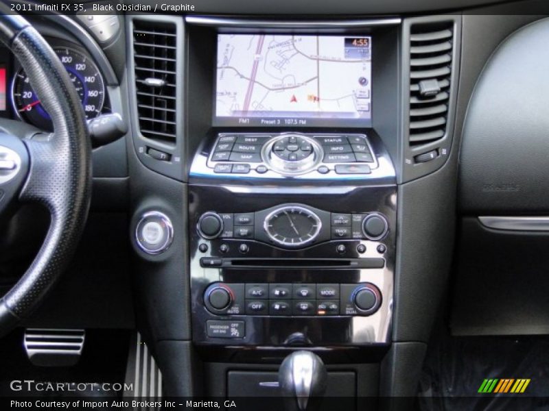 Black Obsidian / Graphite 2011 Infiniti FX 35