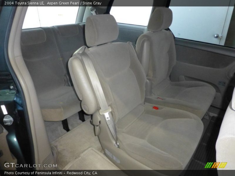 Aspen Green Pearl / Stone Gray 2004 Toyota Sienna LE