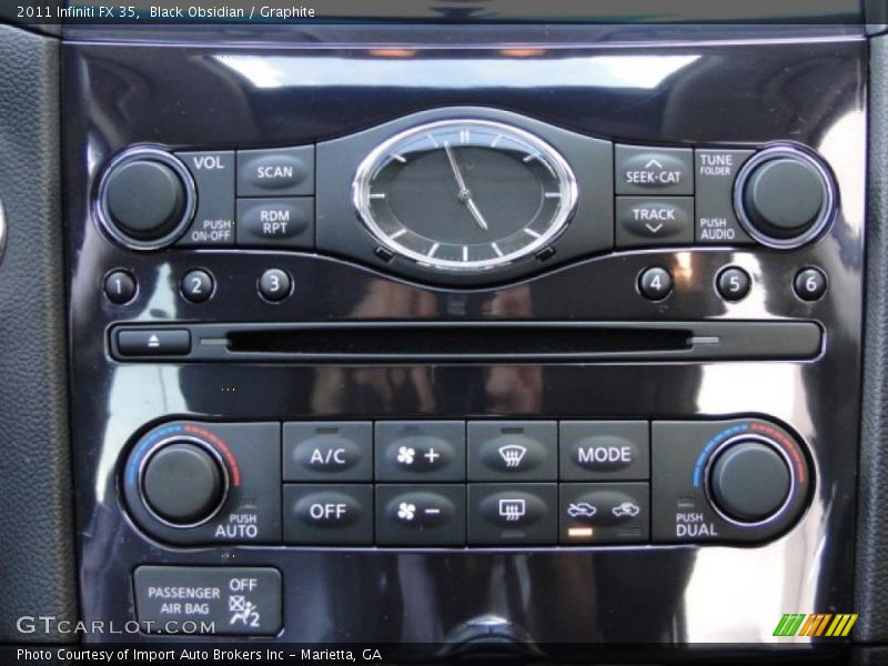 Black Obsidian / Graphite 2011 Infiniti FX 35