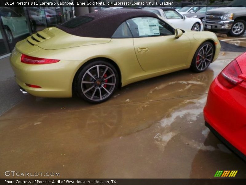  2014 911 Carrera S Cabriolet Lime Gold Metallic