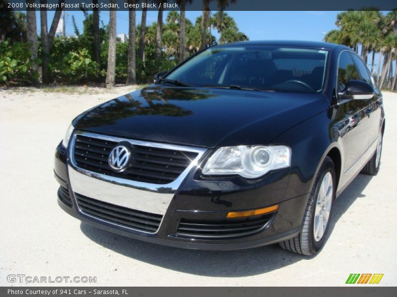 Deep Black / Black 2008 Volkswagen Passat Turbo Sedan