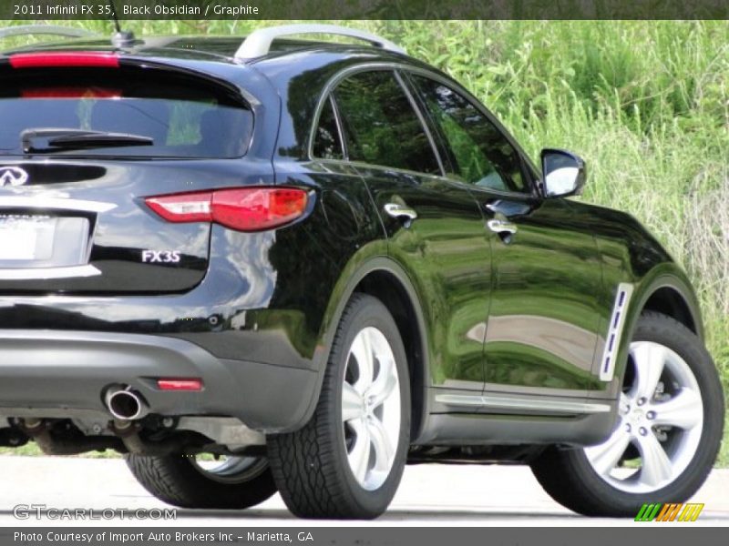 Black Obsidian / Graphite 2011 Infiniti FX 35