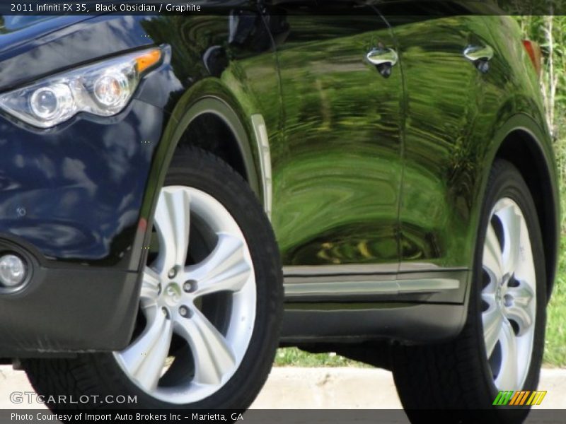 Black Obsidian / Graphite 2011 Infiniti FX 35