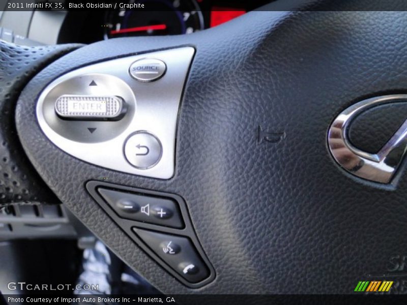 Black Obsidian / Graphite 2011 Infiniti FX 35