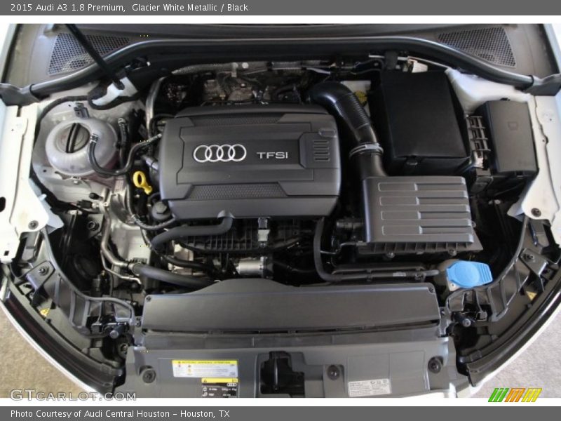 Glacier White Metallic / Black 2015 Audi A3 1.8 Premium