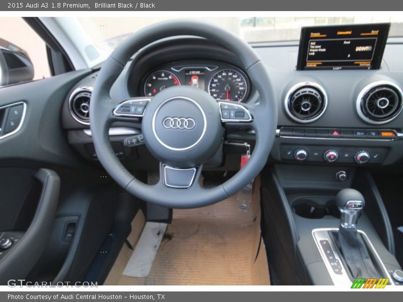 Brilliant Black / Black 2015 Audi A3 1.8 Premium