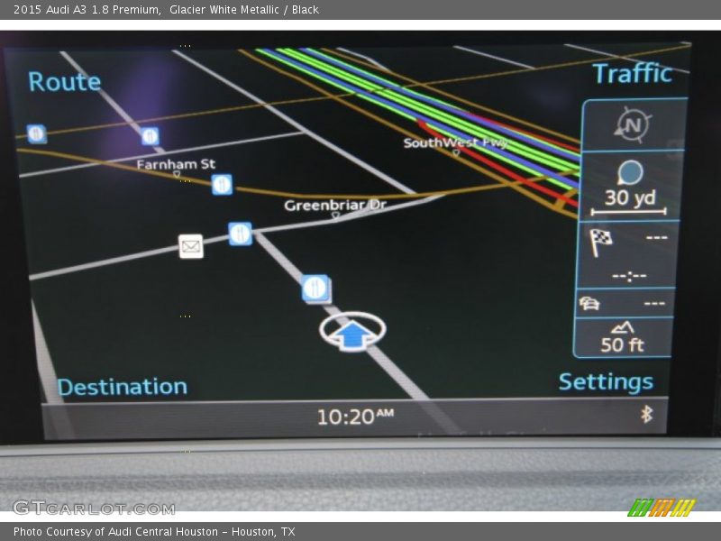 Glacier White Metallic / Black 2015 Audi A3 1.8 Premium