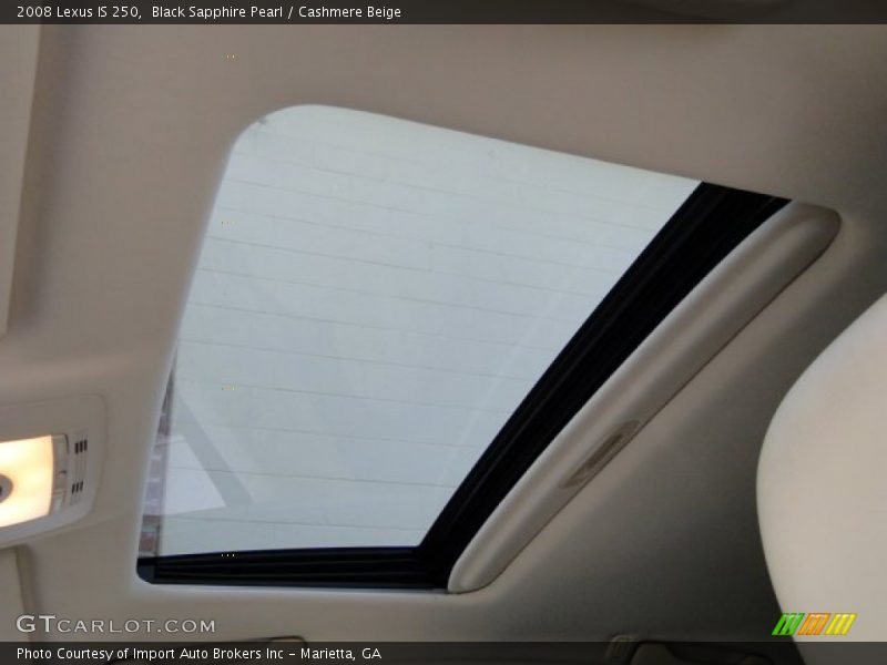 Black Sapphire Pearl / Cashmere Beige 2008 Lexus IS 250