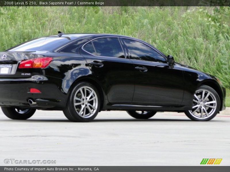 Black Sapphire Pearl / Cashmere Beige 2008 Lexus IS 250