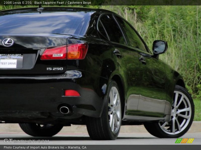Black Sapphire Pearl / Cashmere Beige 2008 Lexus IS 250