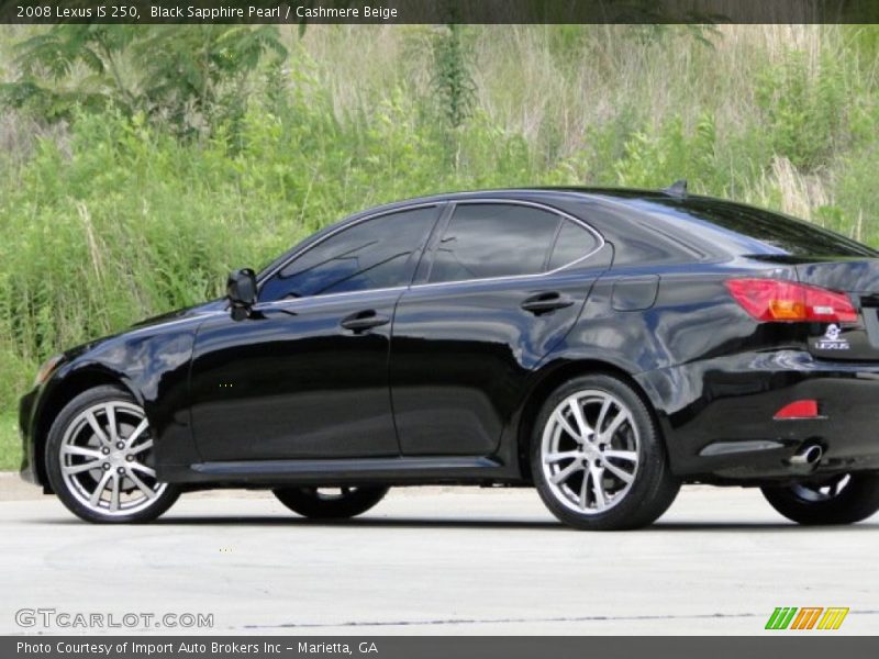 Black Sapphire Pearl / Cashmere Beige 2008 Lexus IS 250