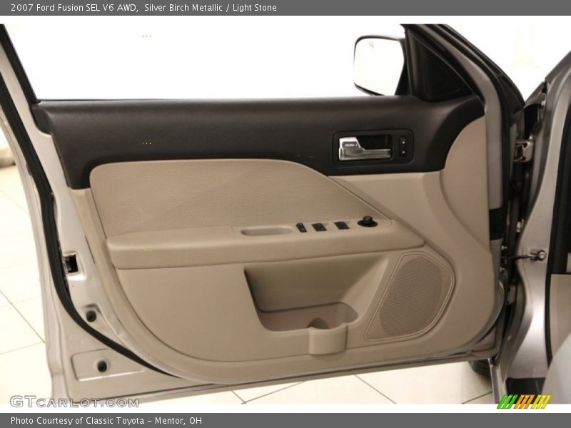 Silver Birch Metallic / Light Stone 2007 Ford Fusion SEL V6 AWD