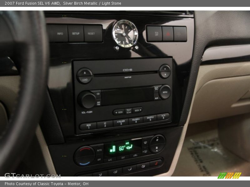 Silver Birch Metallic / Light Stone 2007 Ford Fusion SEL V6 AWD