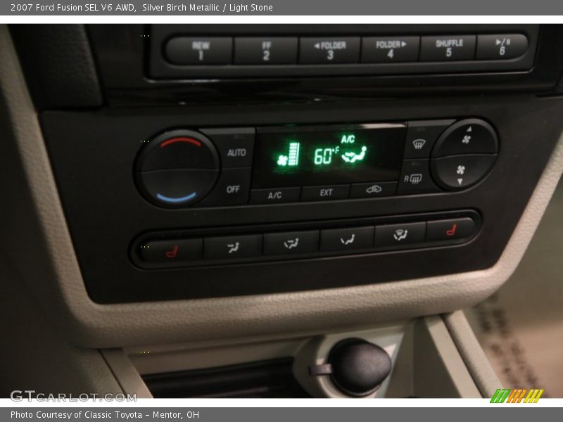 Silver Birch Metallic / Light Stone 2007 Ford Fusion SEL V6 AWD