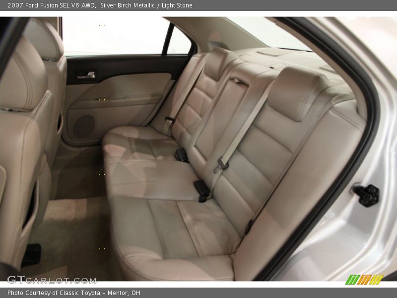 Silver Birch Metallic / Light Stone 2007 Ford Fusion SEL V6 AWD