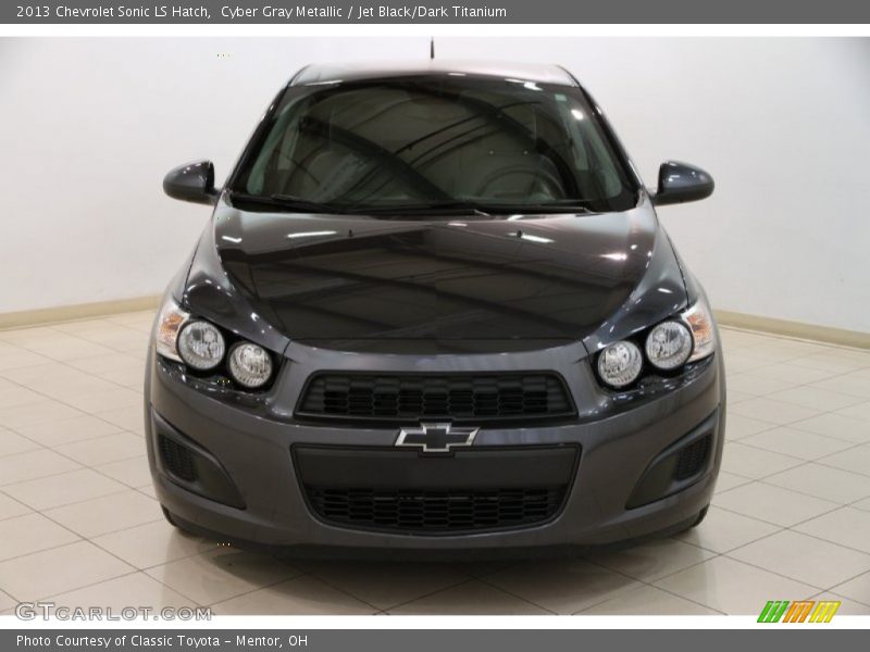 Cyber Gray Metallic / Jet Black/Dark Titanium 2013 Chevrolet Sonic LS Hatch