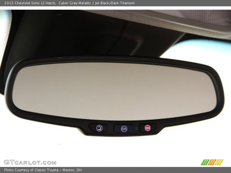 Cyber Gray Metallic / Jet Black/Dark Titanium 2013 Chevrolet Sonic LS Hatch