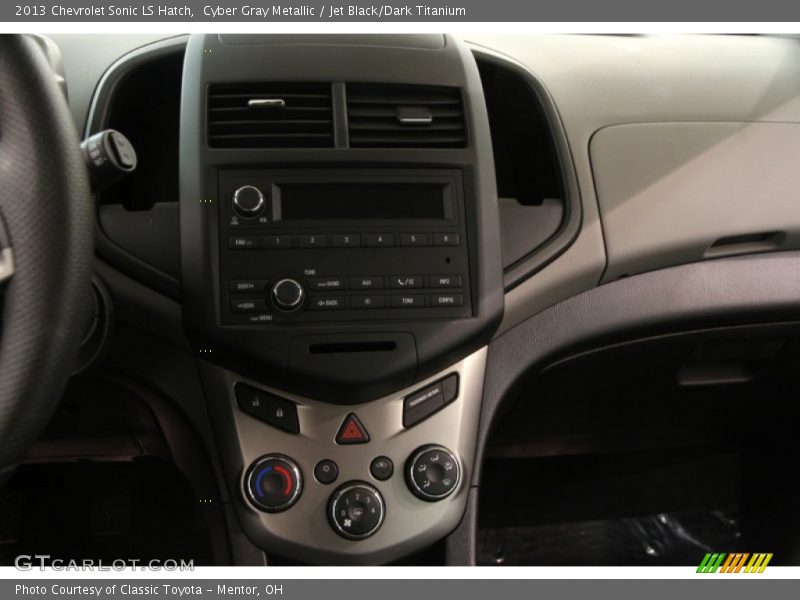 Cyber Gray Metallic / Jet Black/Dark Titanium 2013 Chevrolet Sonic LS Hatch