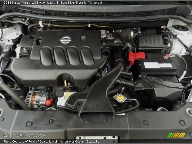  2011 Versa 1.8 S Hatchback Engine - 1.8 Liter DOHC 16-Valve CVTCS 4 Cylinder