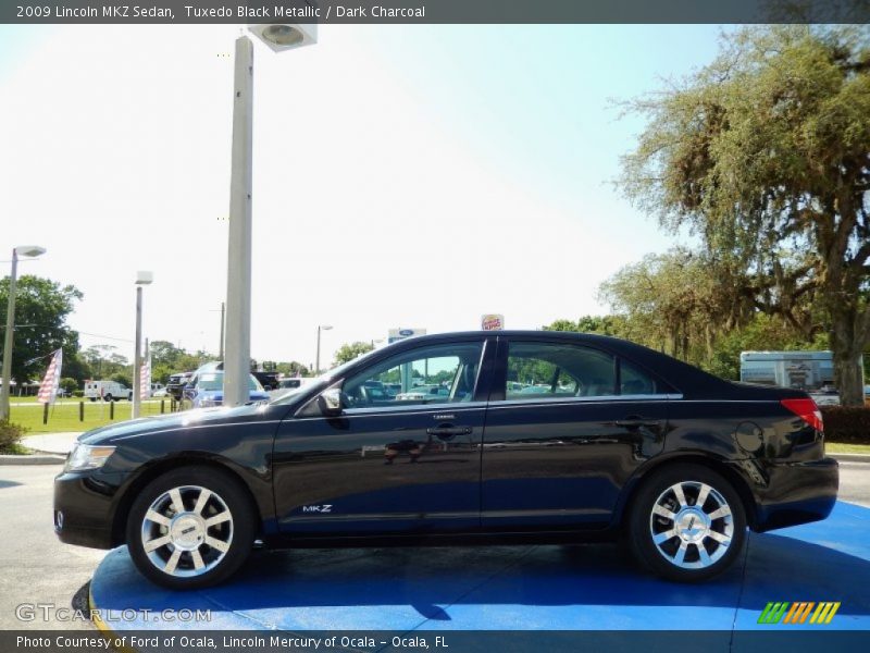 Tuxedo Black Metallic / Dark Charcoal 2009 Lincoln MKZ Sedan