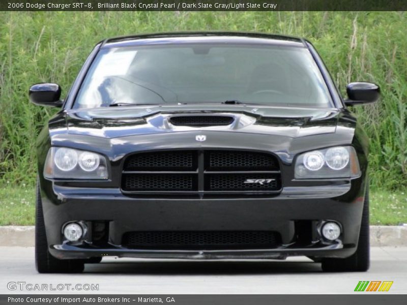Brilliant Black Crystal Pearl / Dark Slate Gray/Light Slate Gray 2006 Dodge Charger SRT-8