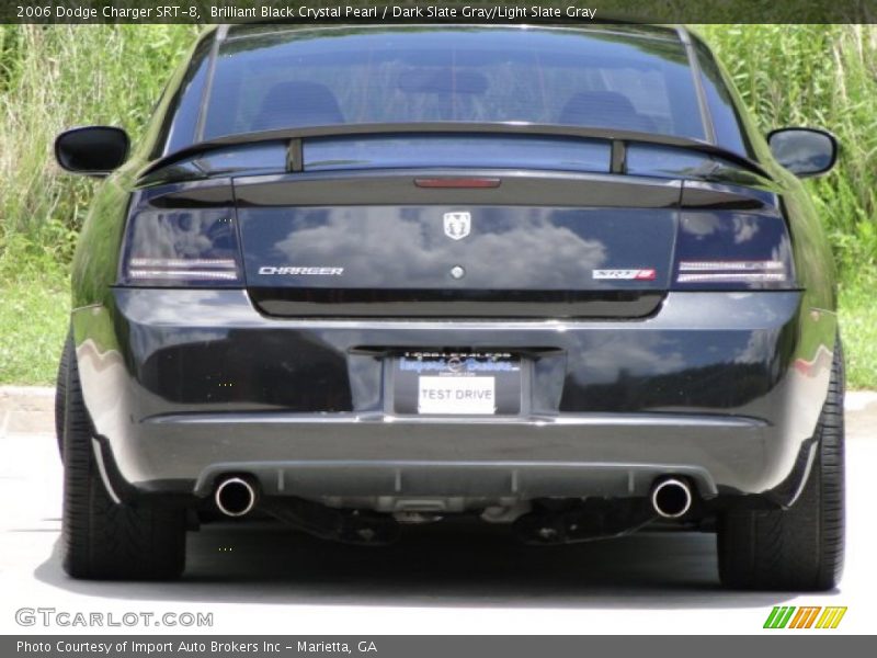 Brilliant Black Crystal Pearl / Dark Slate Gray/Light Slate Gray 2006 Dodge Charger SRT-8